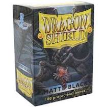 Sleeves - Dragon Shield - Box 100 - Black MATTE